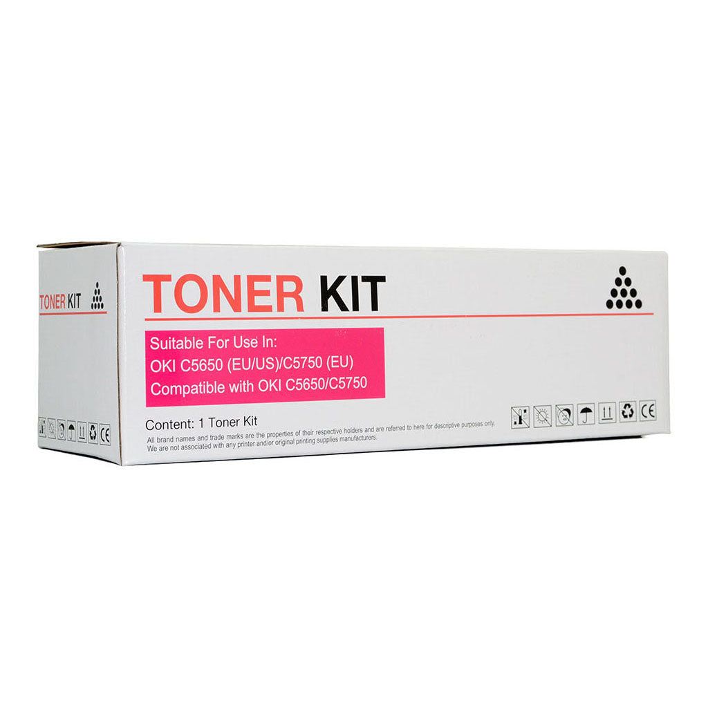 Icon Compatible OKI C5650 C5750 Magenta Toner Cartridge