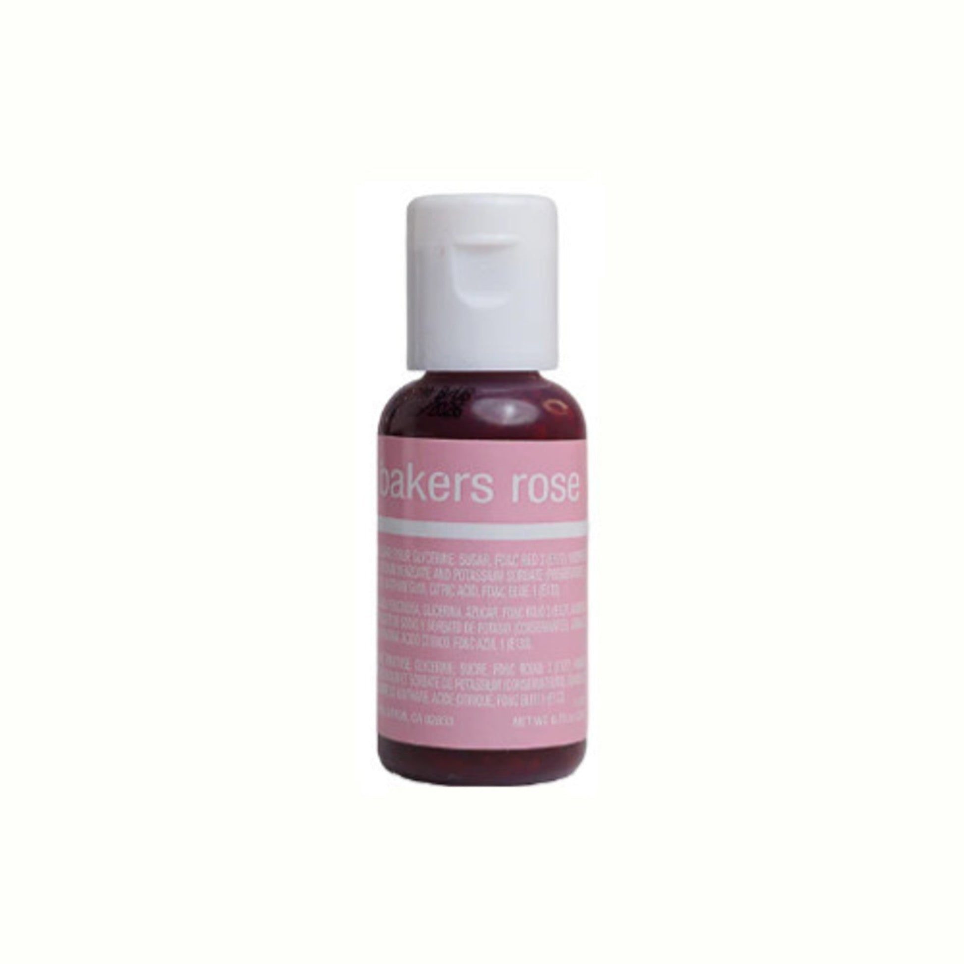 Chefmaster Liqua Gel Bakers Rose (Box of 12 - SOLD OUT - Cafe Supply