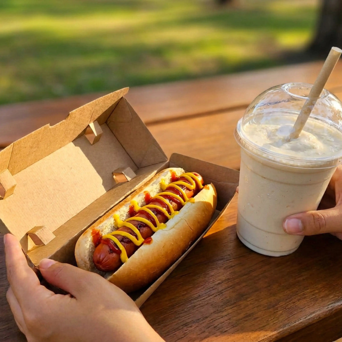 Green Choice Corrugate Hot Dog Box