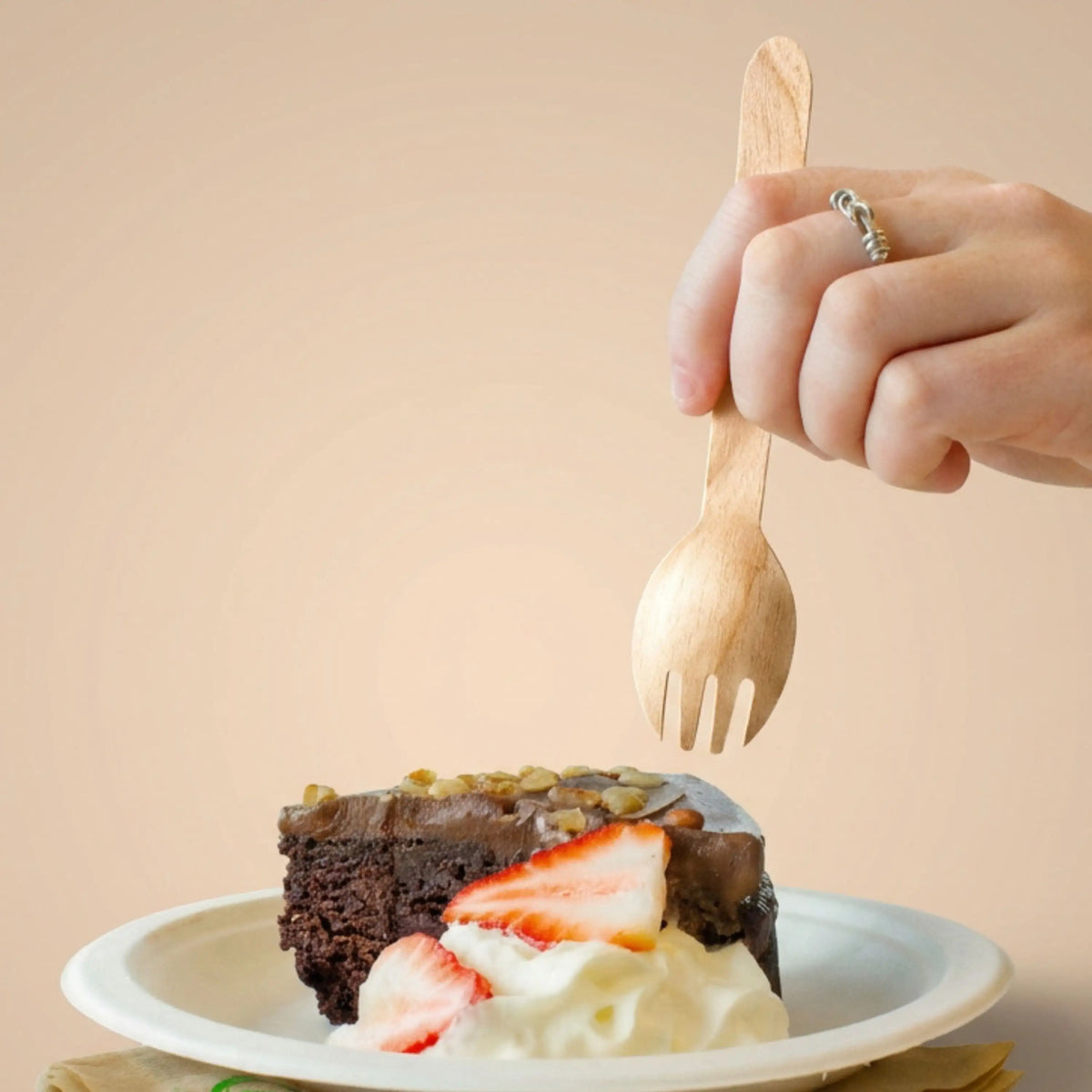 Green Choice Wooden Cutlery Teaspoon