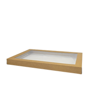 Green Choice Medium Catering Tray Lid with PLA Window