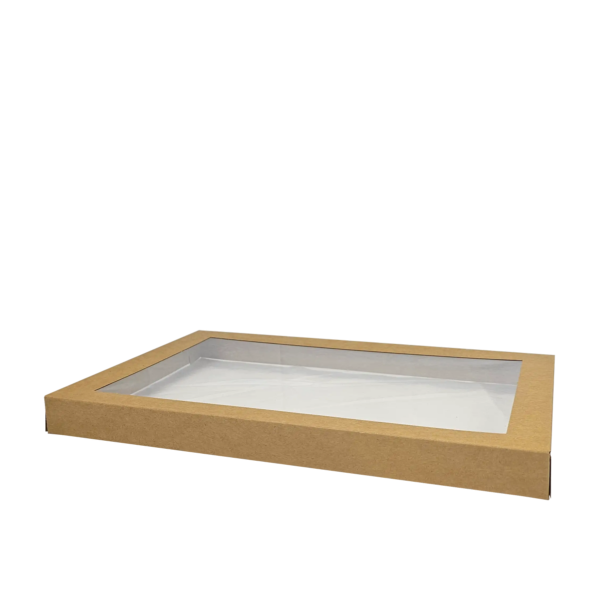 Green Choice Medium Catering Tray Lid with PLA Window