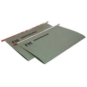 FM File Suspension Crystalfile Green Box 50 A4 - Cafe Supply