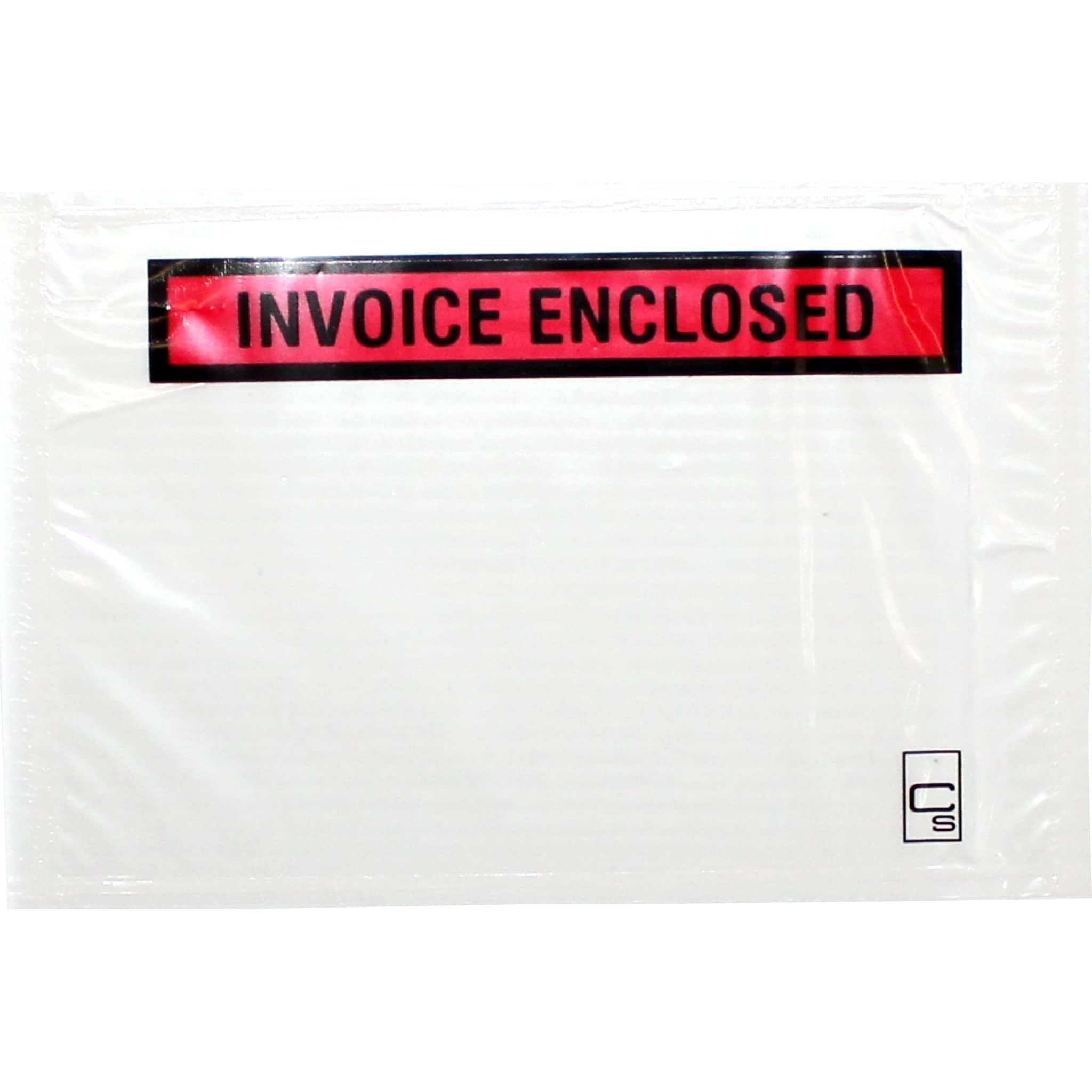 Cumberland Labelopes INVOICE ENCLOSED 155x115mm 100/Pkt - Cafe Supply