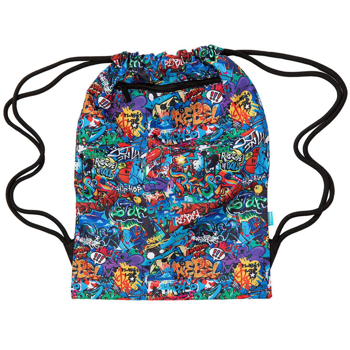 Spencil Street Art Drawstring Sports Bag
