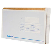 Codafile File Standard With Left Hand Pocket Box of 50 - Cafe Supply