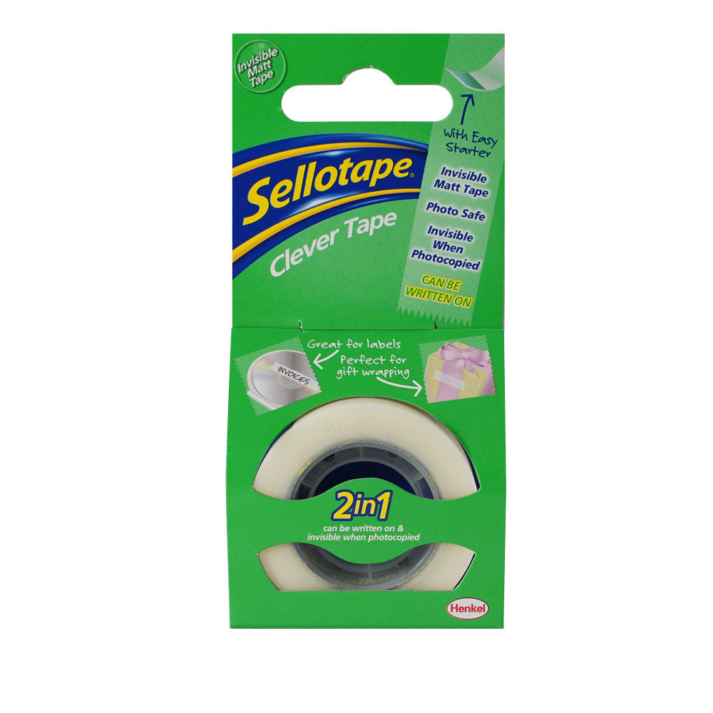 Sellotape Clever Tape 18mmx25m Boxed - Cafe Supply