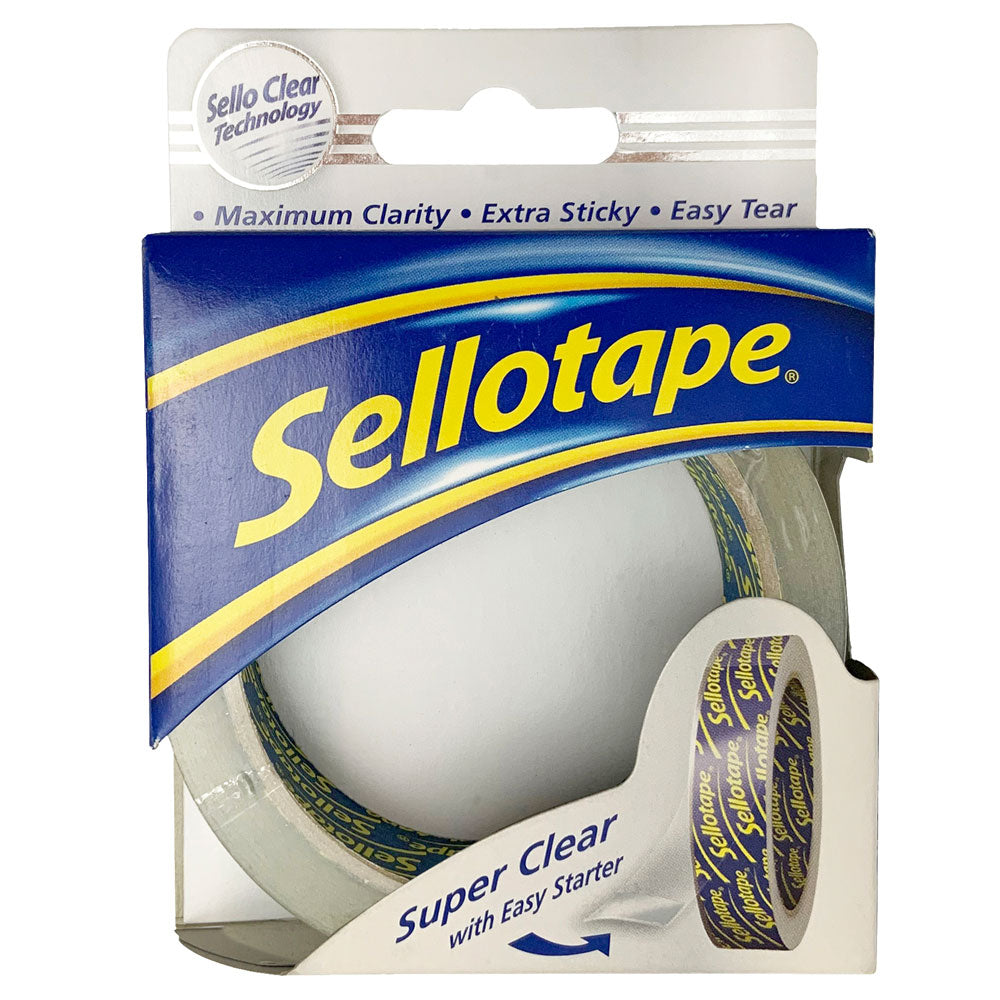 Sellotape Super Clear 24mmx50m Boxed - Cafe Supply