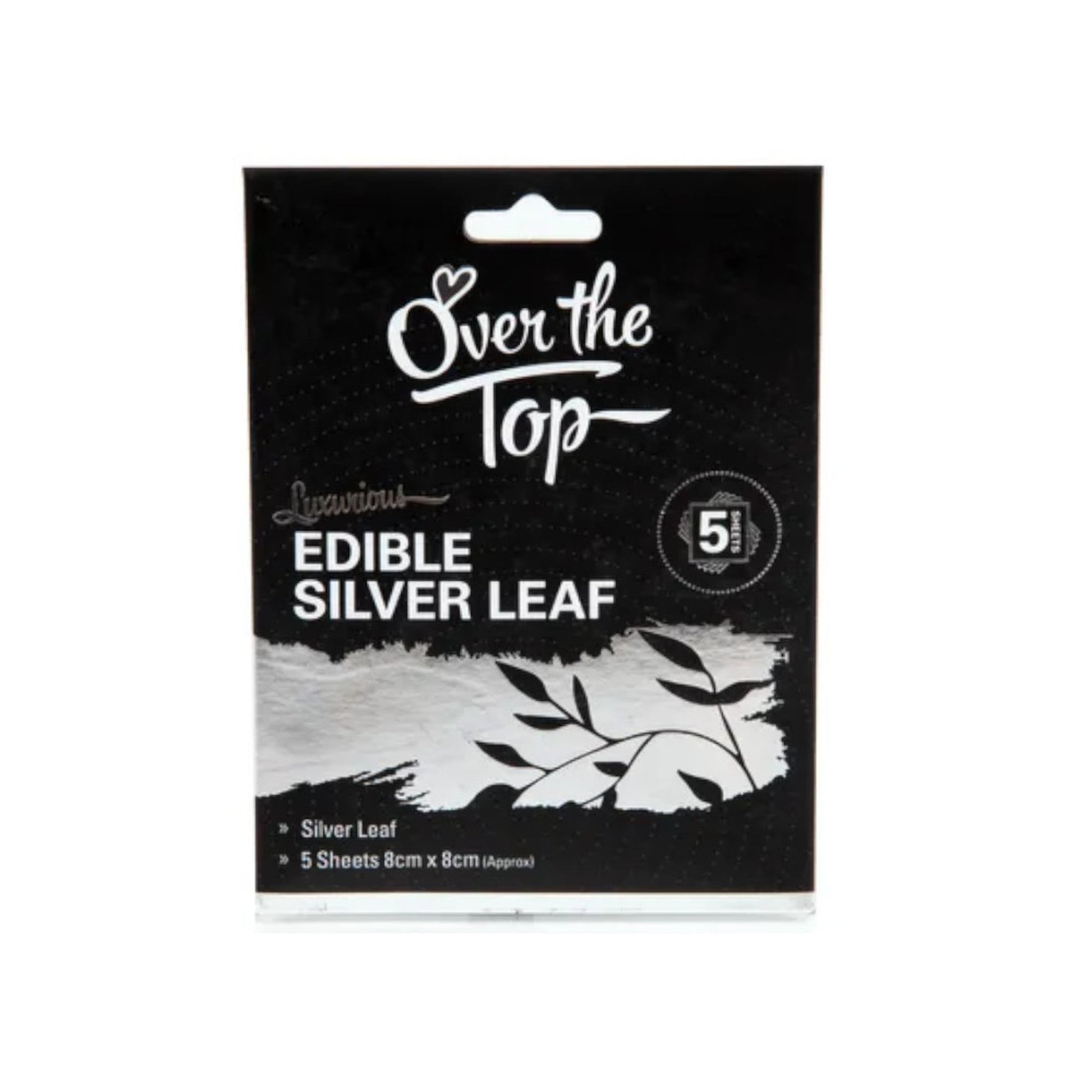 OTT Silver Leaf Transfer Sheet (5pk) - SOLD OUT - Cafe Supply