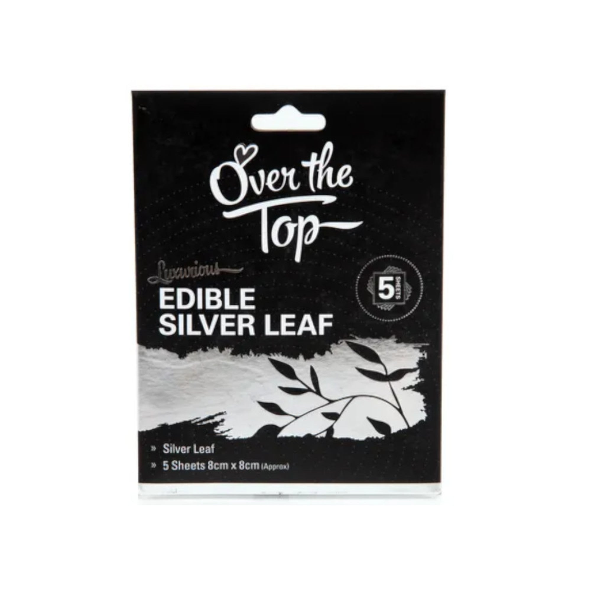 OTT Silver Leaf Transfer Sheet (5pk) - SOLD OUT - Cafe Supply