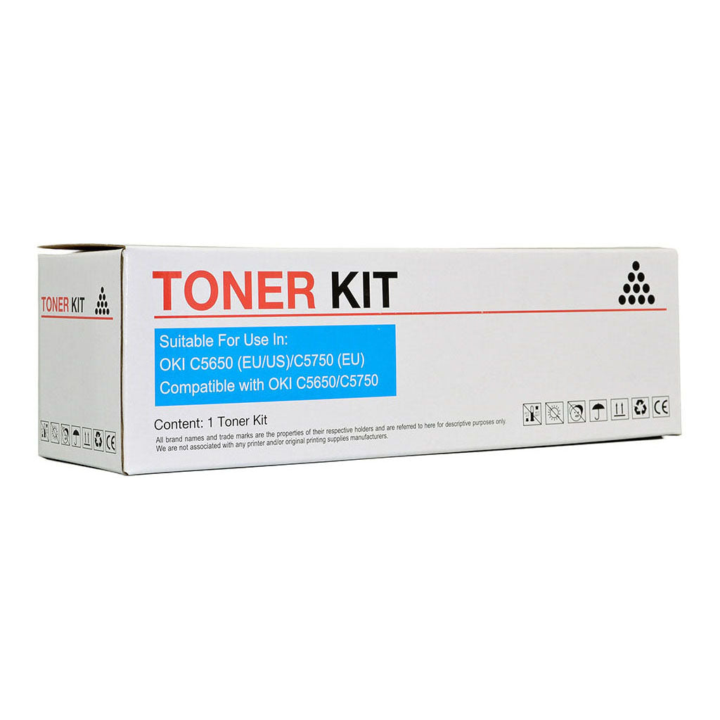 Icon Compatible OKI C5650 C5750 Cyan Toner Cartridge