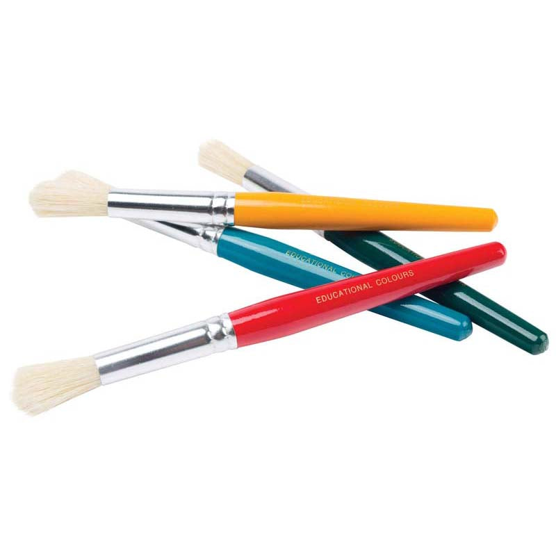 EC Brush Round Stubby 4 Pack - Cafe Supply