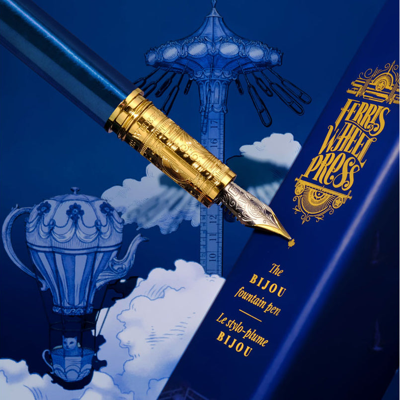 Ferris Wheel Press Fountain Pen Bijou Luna Celeste Fine