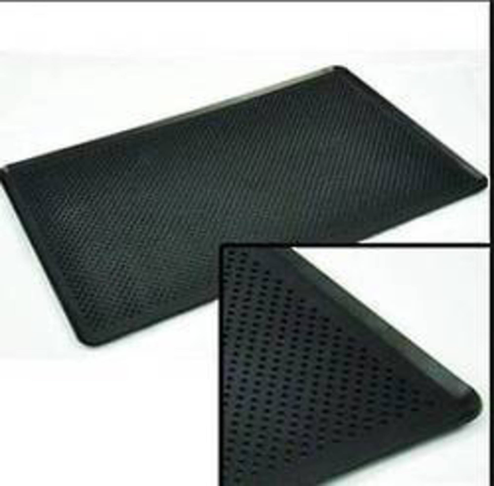 Perforated 18" Swage Tray Teflon - 737x457mm - Cafe Supply