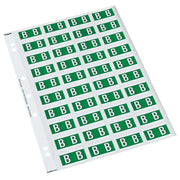 Codafile Label Alpha B 25mm Pack 5 Sheets - Cafe Supply