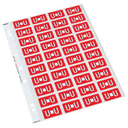 Codafile Label Alpha U 25mm Pack 5 Sheets - Cafe Supply