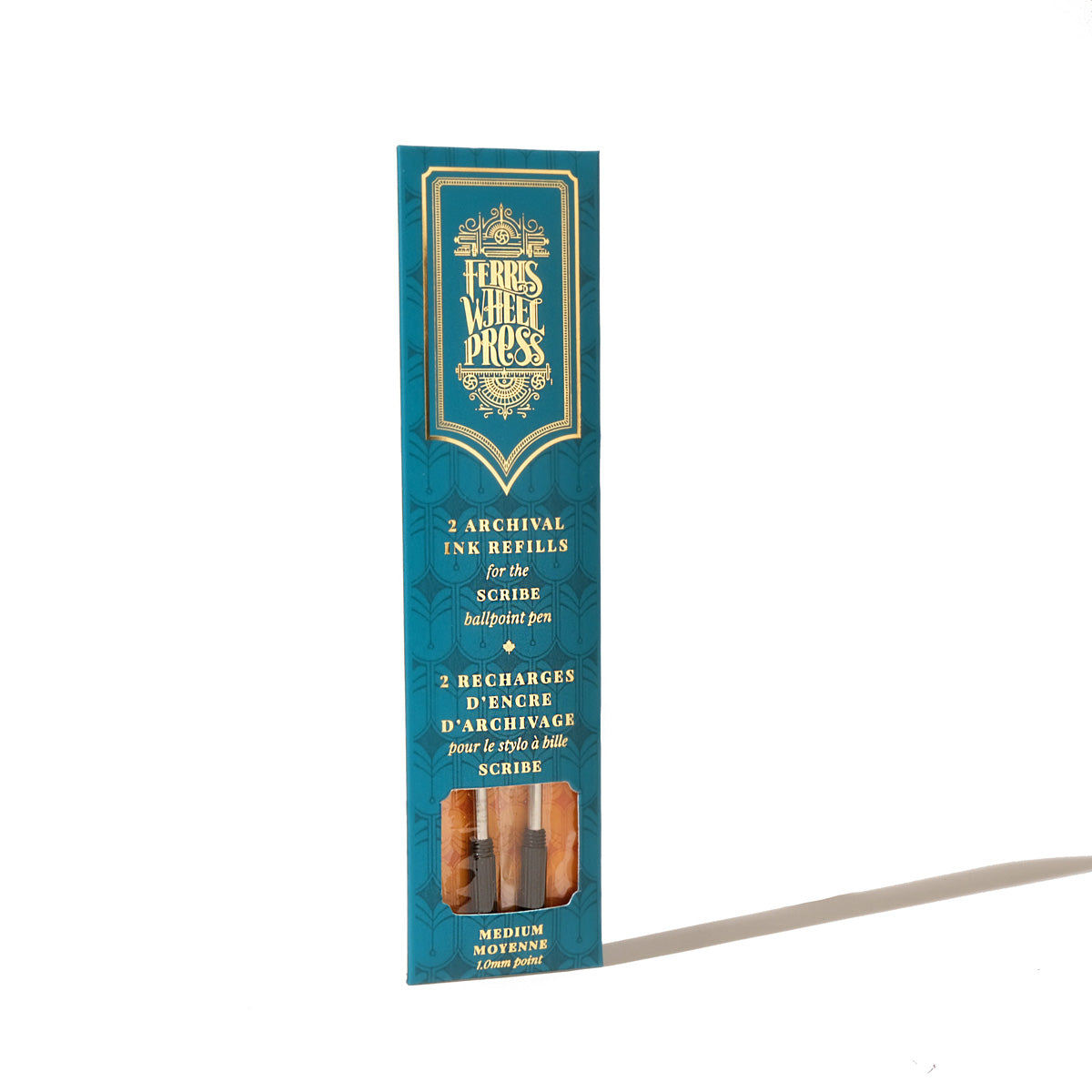 Ferris Wheel Press Refill Ballpoint Pen The Scribe Telltale Teal Medium