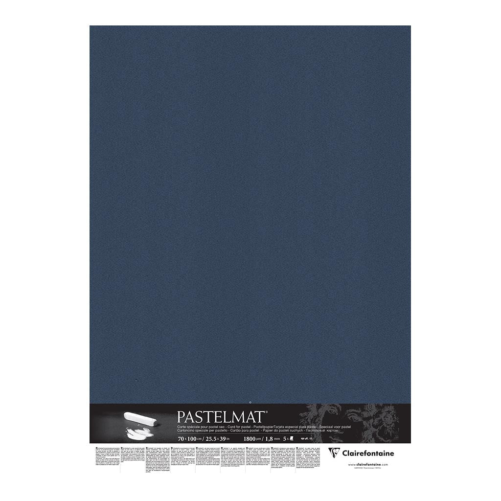 Pastelmat Mount Board 70x100cm Dark Blue, Pack of 5