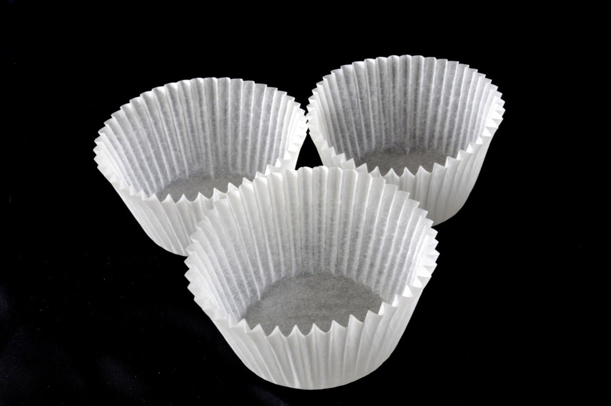 Mini muffin Paper Cases Off White 34x25mm (500) - Cafe Supply