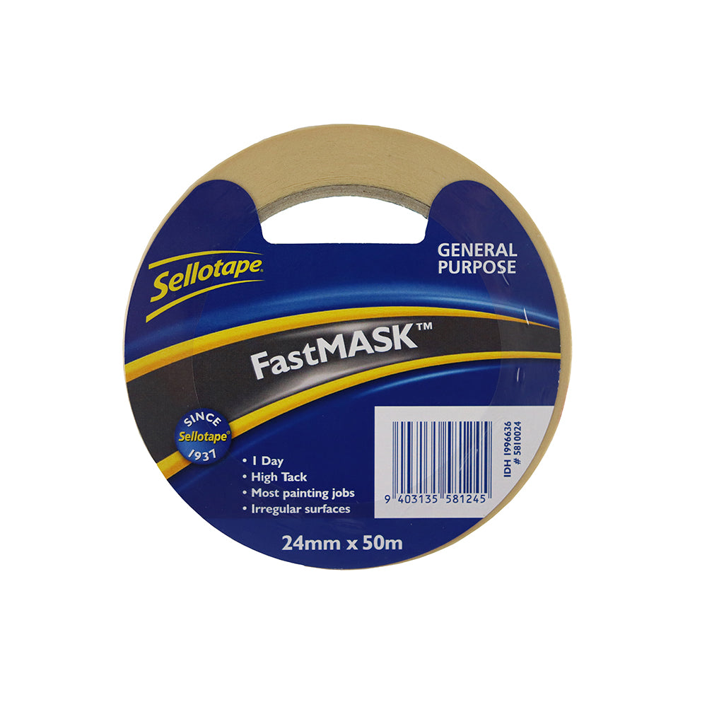 Sellotape 5810 FastMask 24mmx50m