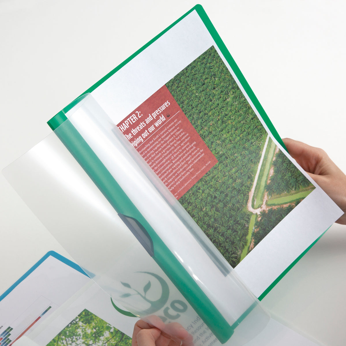 Rapesco ECO Clip File A4 Black Each - Cafe Supply