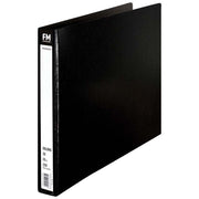FM Ringbinder A3 3/26 Oblong Black Trunkboard - Cafe Supply