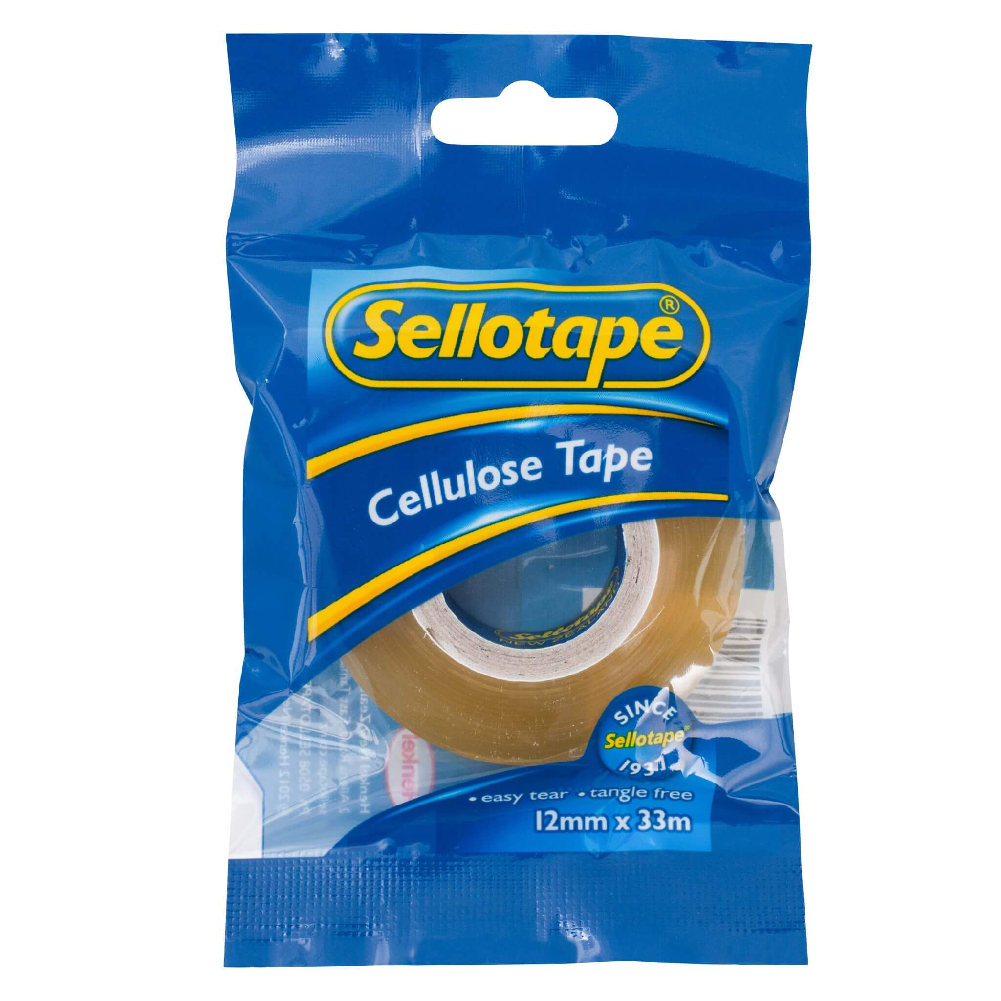 Sellotape 1100 Cellulose Tape 12mmx33m - Cafe Supply