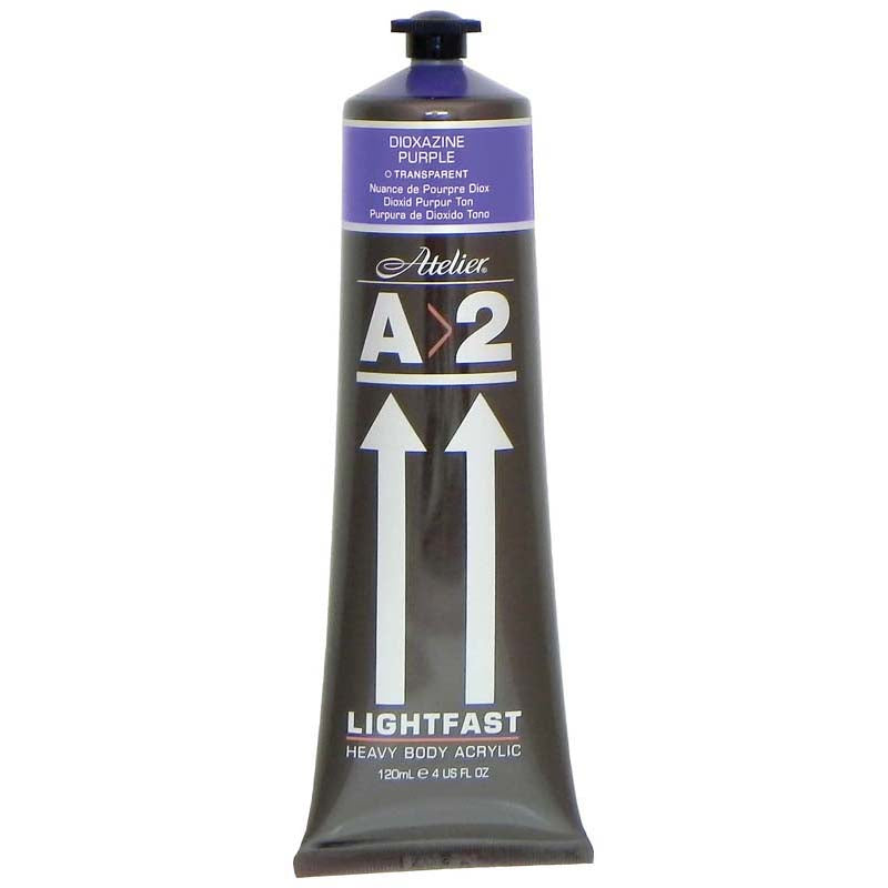 A2 Lightfast Heavybody Acrylic 120ml Dioxazine Purple - Cafe Supply