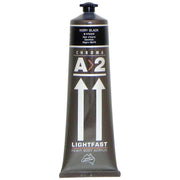 A2 Lightfast Heavybody Acrylic 120ml Ivory Black - Cafe Supply