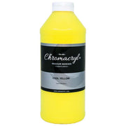Chromacryl Acrylic Paint Student 1 Litre Cool Yellow - Cafe Supply