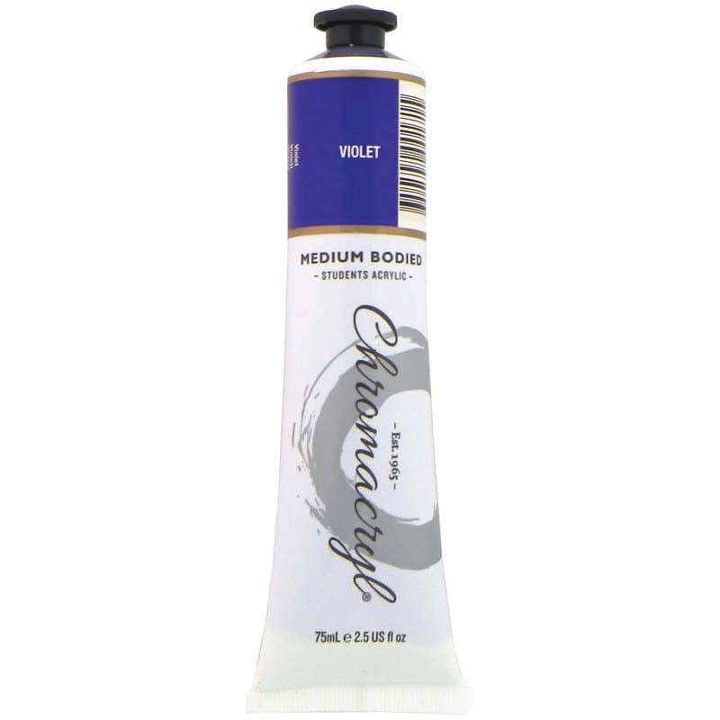 Chromacryl Paint Violet 75ml - Cafe Supply