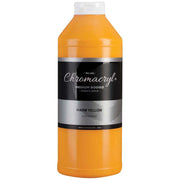 Chromacryl Acrylic Paint Student 1 Litre Warm Yellow - Cafe Supply