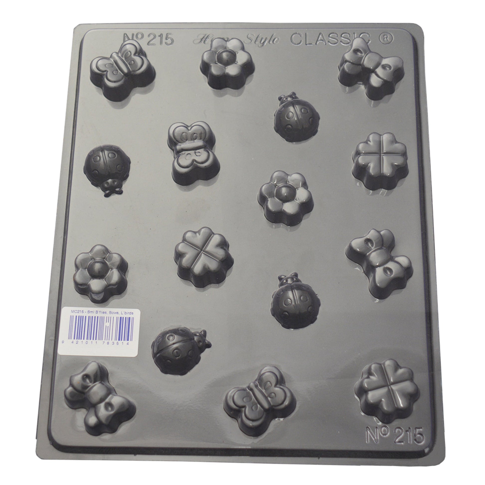 Butterflies Ladybirds Bows Mould 0.6mm - Cafe Supply