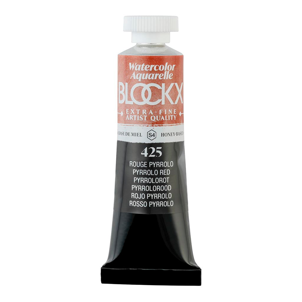 BLOCKX Watercolour Tube 15ml S4 425 Pyrrolo Red