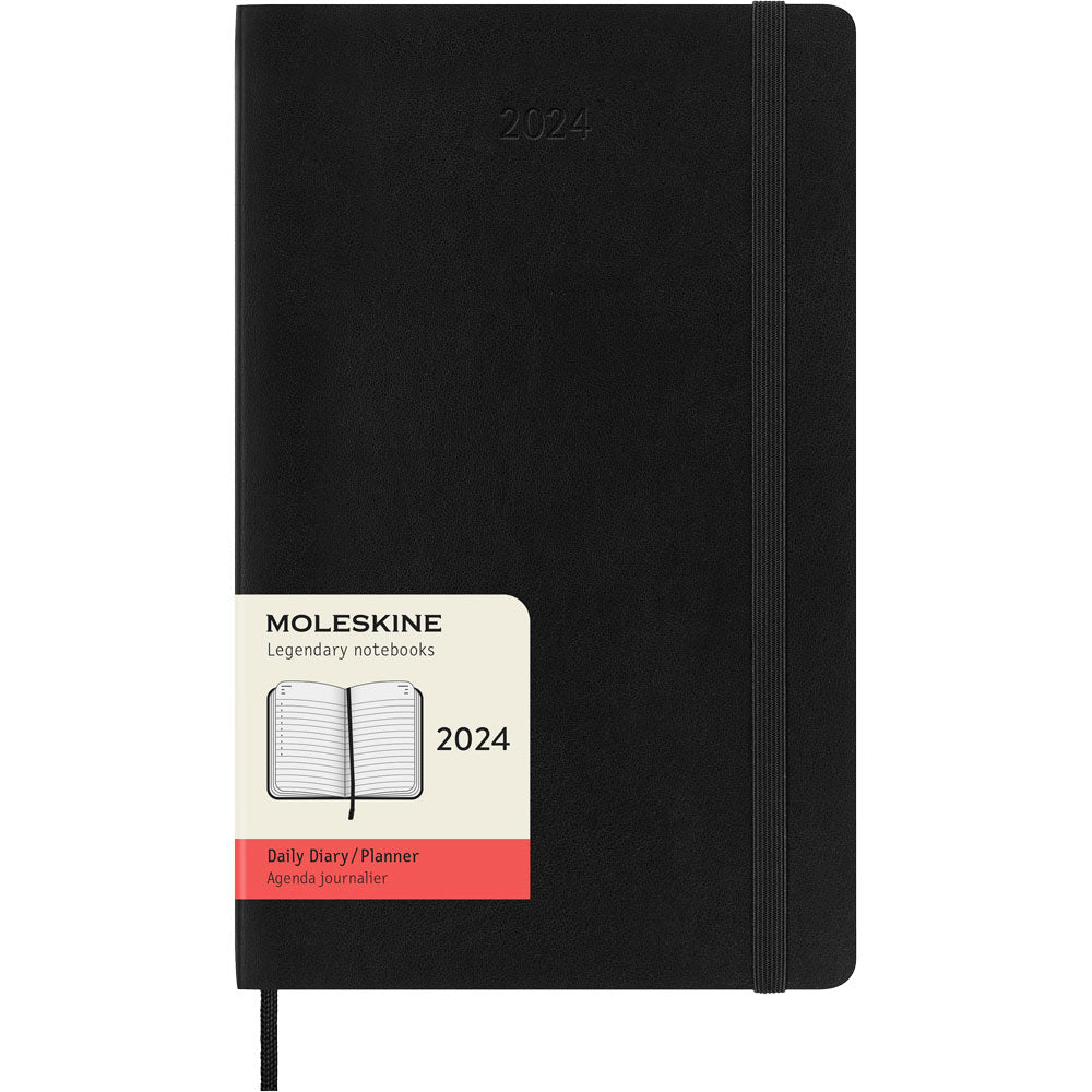 Moleskine Diary 12 Month Daily SC Large Black