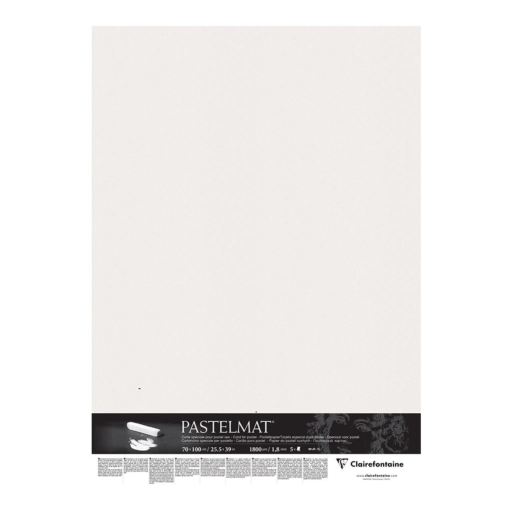Pastelmat Mount Board 70x100cm White, Pack of 5