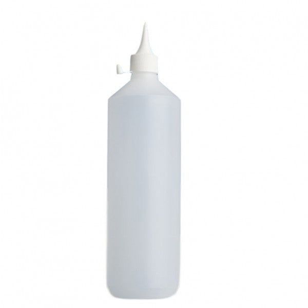 Plastic Bottle with Spout Cap 1L - Cafe Supply