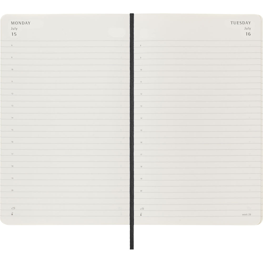 Moleskine Diary 12 Month Daily SC Large Black