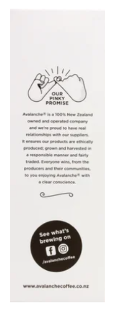 Avalanche 99% Sugar Free Mochaccino Coffee Sticks 10 x 16g - Cafe Supply