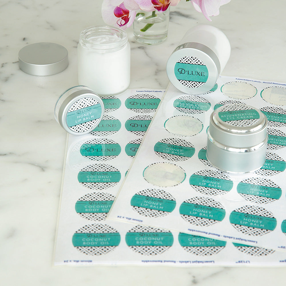 Avery Label L7147 White Gloss Round 40mm 24up 10 Sheets - Cafe Supply