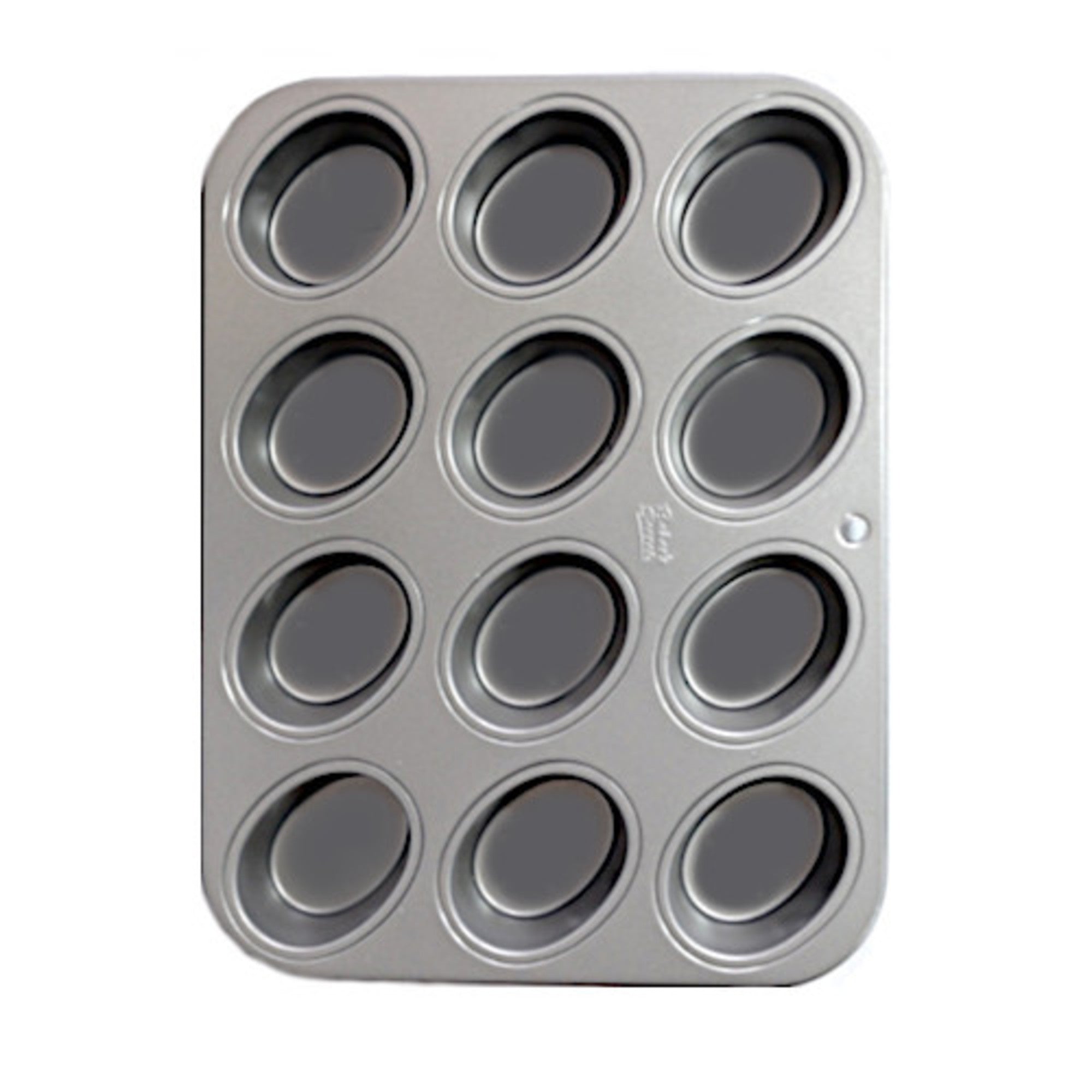 Friand Pan, Plain Design 75mm x 35mm (12cup) - Cafe Supply