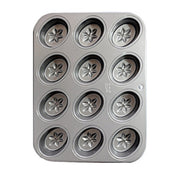 Friand Pan, Star Design 75mm x 35mm (12cup) - Cafe Supply