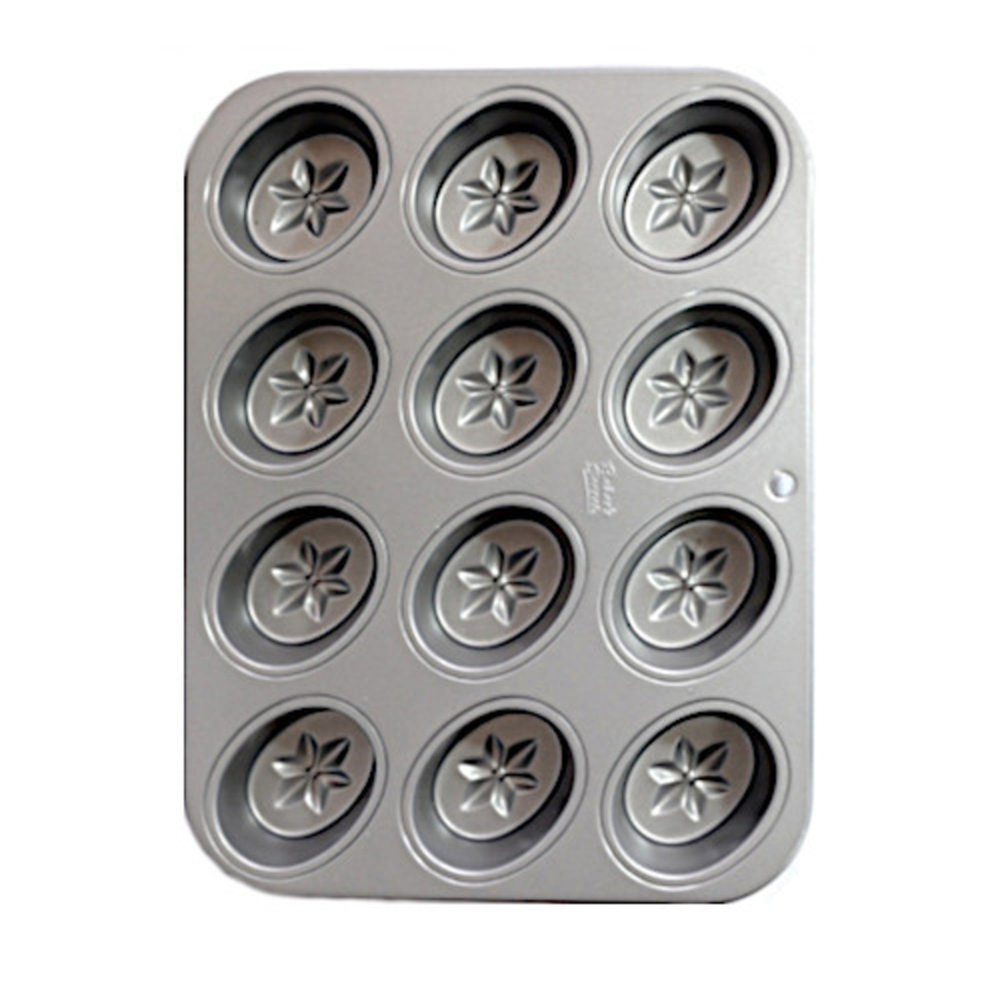 Friand Pan, Star Design 75mm x 35mm (12cup) - Cafe Supply