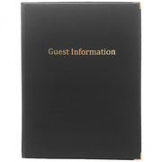 A4 Compendium PVC Black 8 Leaves - Cafe Supply