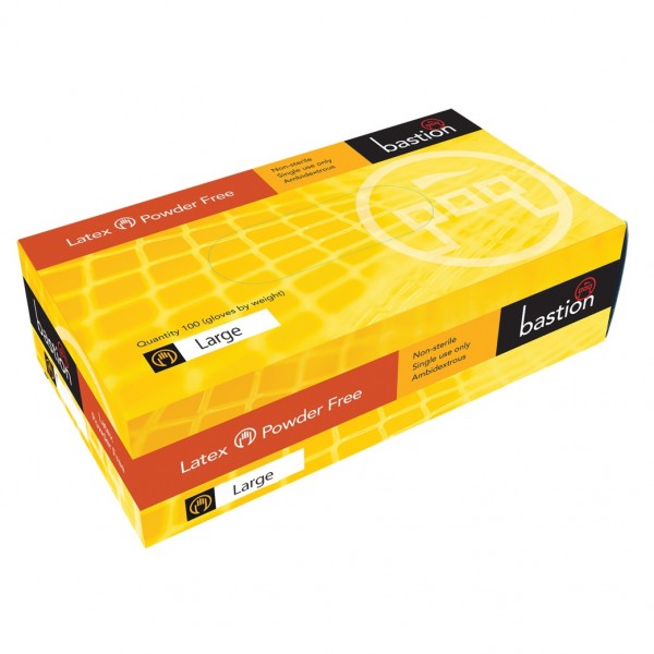 Disposable Gloves Latex P/F Large - Cafe Supply
