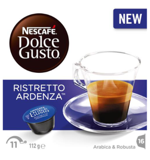 Nescafe Dolce Gusto Ristretto Ardenza Coffee Capsules 16pk