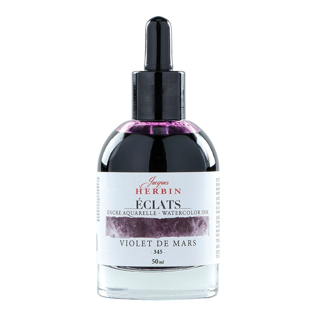 Jacques Herbin Eclats Watercolour Ink 345 March Violet 50ml