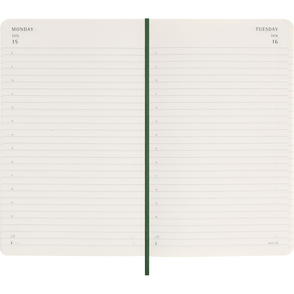 Moleskine Diary 12 Month Daily SC Large Myrtle Green
