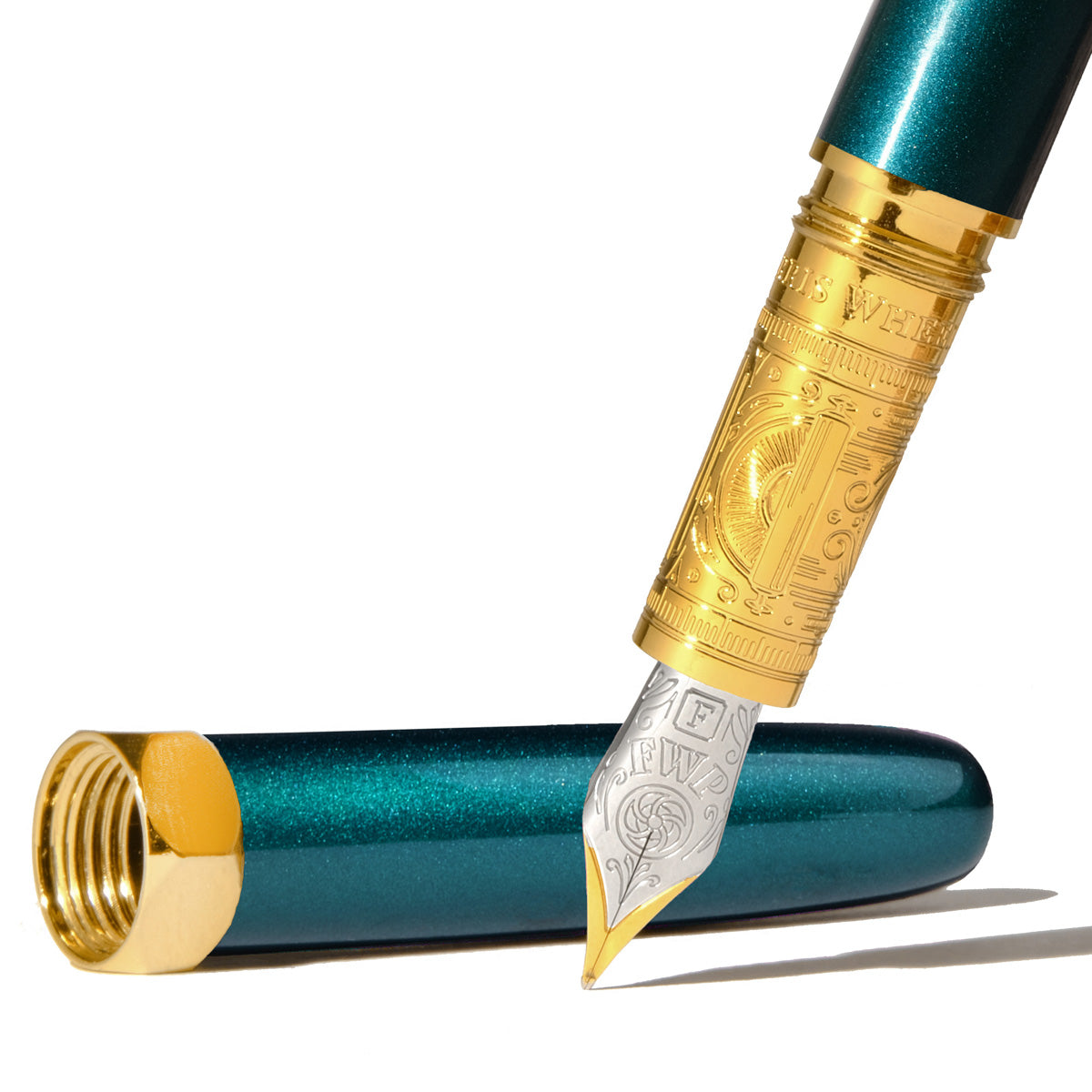 Ferris Wheel Press Fountain Pen Bijou Printmaker's Teal Medium