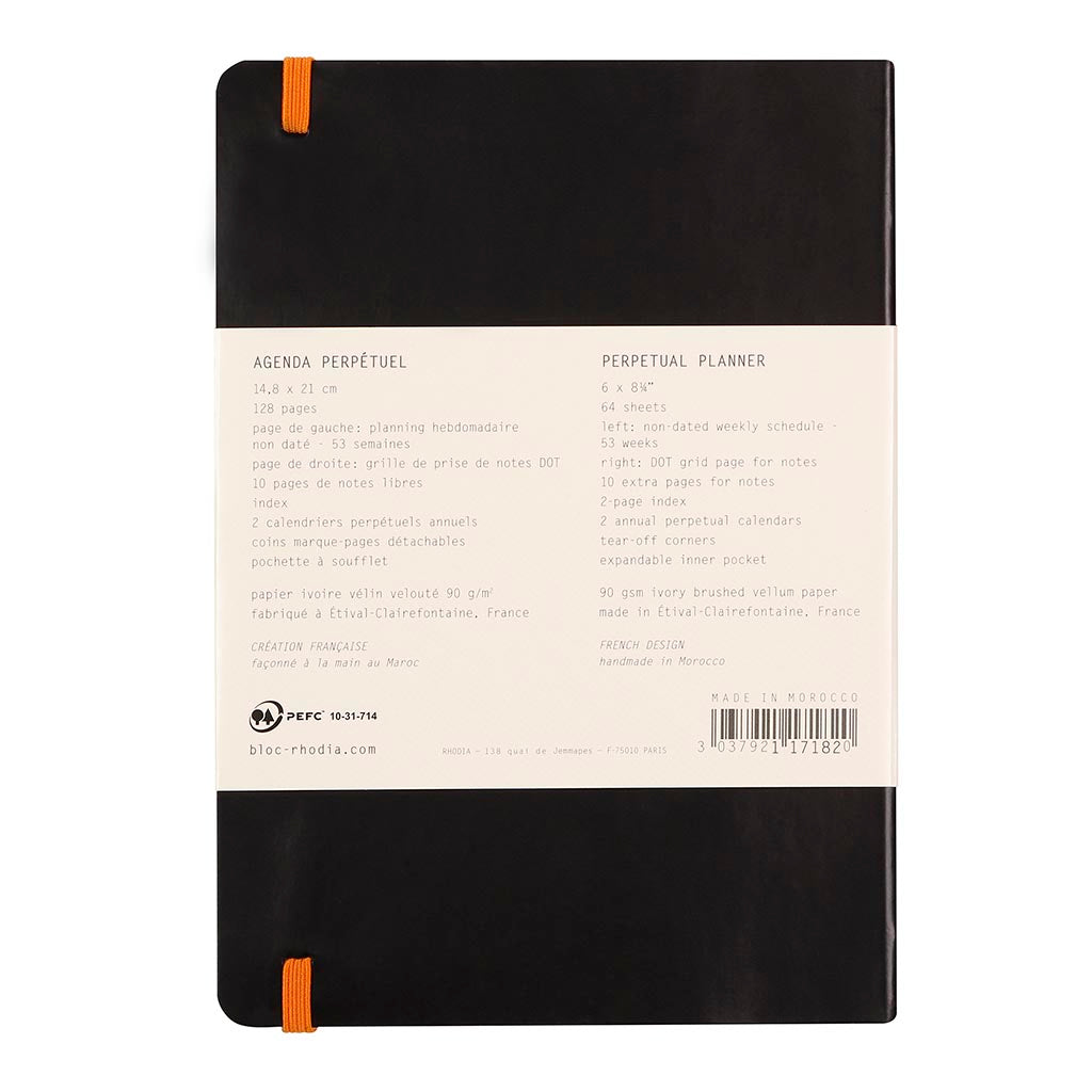 Rhodia Perpetual Diary A5 Black